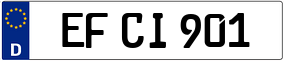 Truck License Plate